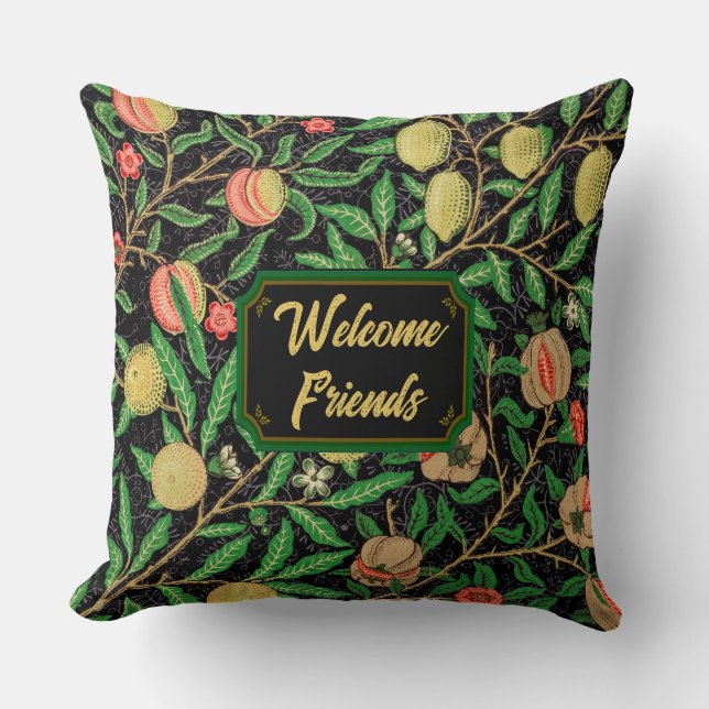 Coussin Personnalisé William Morris Floral Outdoor (Recto)