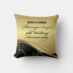 Coussin Personnaliser, 50e anniversaire Mariage Religieux