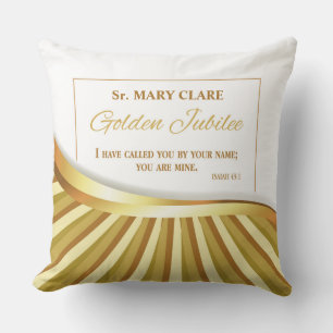 Coussin Personnaliser, Jubilé d'or de la vie religieuse,