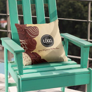 Coussin Personnaliser les affaires modernes de chocolat