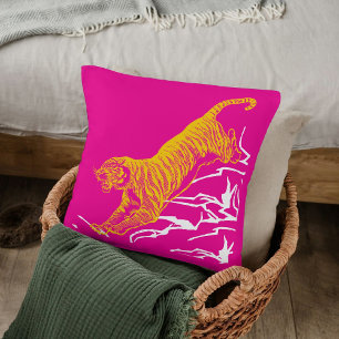 Coussin Personnaliser Tigre Imprimer Safari Faune Concepti