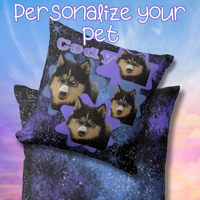 Coussin Personnalisez votre animal de compagnie aimé One S (Créateur téléchargé)