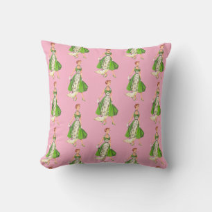 Coussin Petal Pink femme au foyer des années 1950