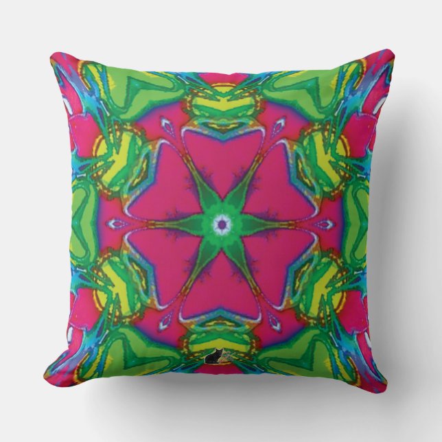 Coussin Petals Kaleidoscope (Recto)