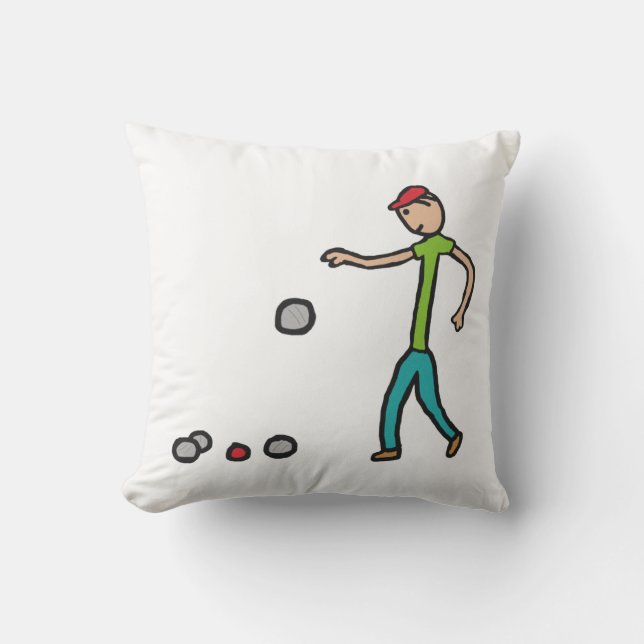 Coussin Pétanque (Recto)