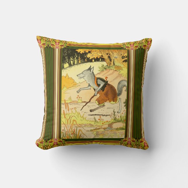 Coussin Peter Rabbit Jetez l'oreiller (Recto)