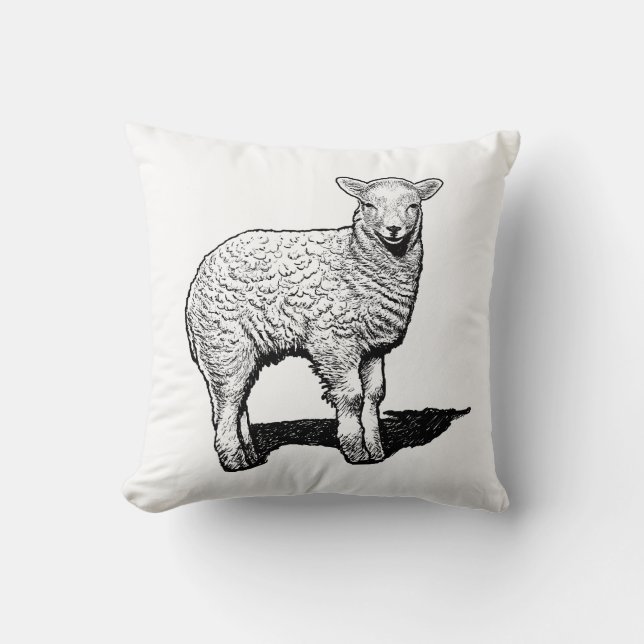 Coussin Petit agneau (Recto)