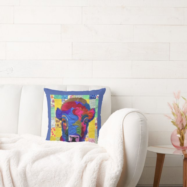 Coussin Petit Bison Bison Quilt Comme Design (Canapé)