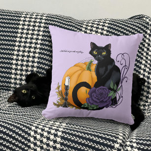 Coussin Petit Chat Noir