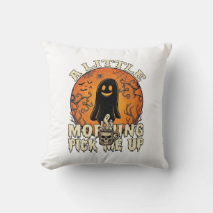 Coussin Petit fantôme de crâne d'Halloween pour se réveill