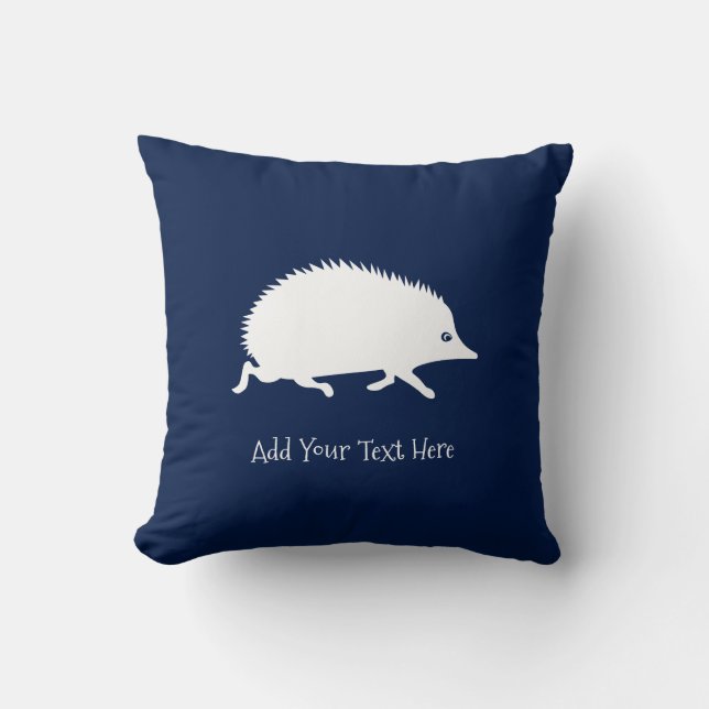 Coussin Petit hérisson mignon (Recto)