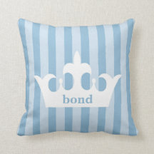 Petit prince Crown Blue Striped Nursery