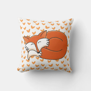 Coussin Petit renard réversible dormant/assis