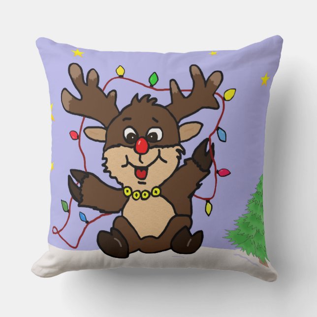 Coussin Petit renne (Recto)