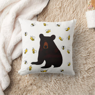 Coussin Petite abeille au miel