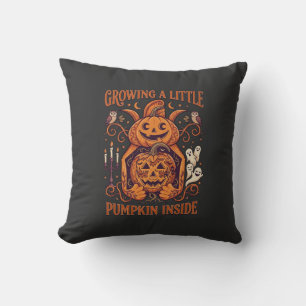 Coussin Petite citrouille qui grandit à l'intérieur des ci