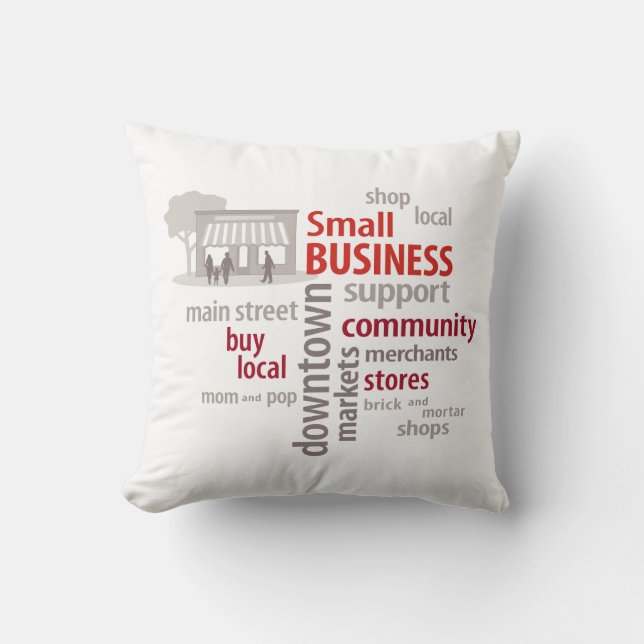 Coussin Petite Entreprise (Recto)