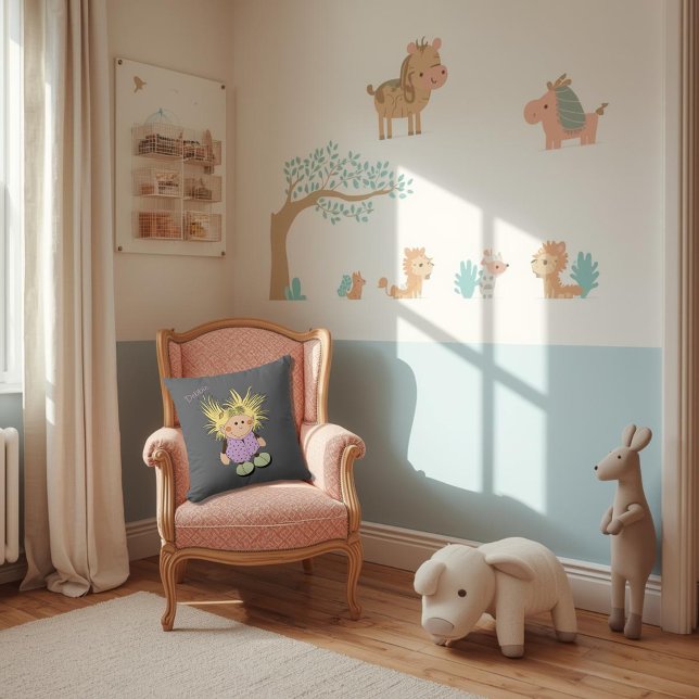 Coussin "Petite Sorcière" (Créateur téléchargé)