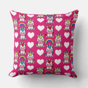 Coussin Petites filles Unicorn Pony