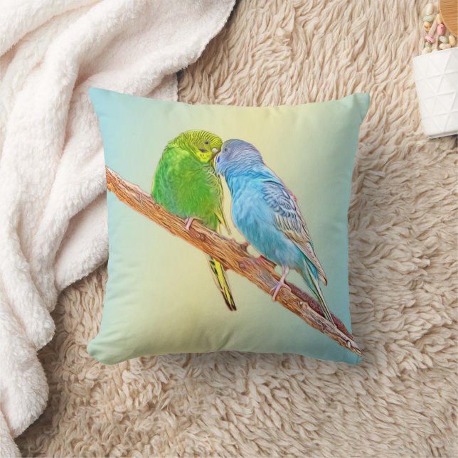 Coussin Petits bougies de baiser -acrylique sur arrière -  (Couverture)