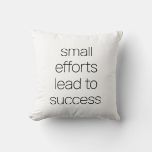 Coussin Petits efforts Lancer l'oreiller