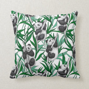Coussin Petits panda sur