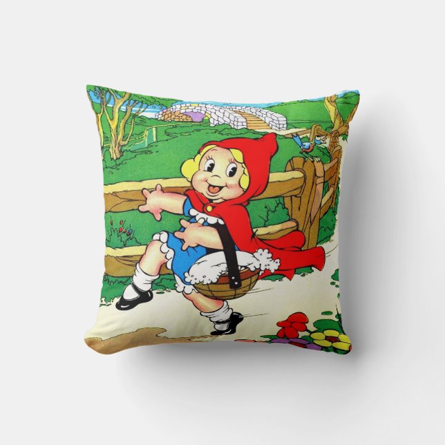 Coussin Peu de capuchon rouge (Recto)