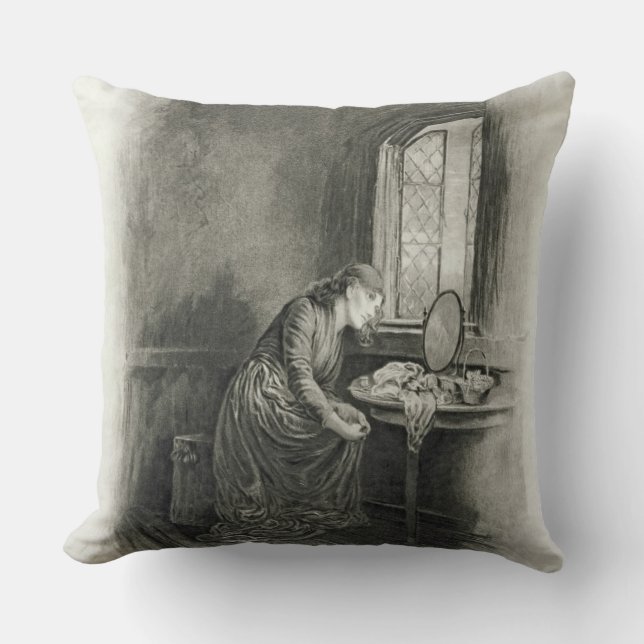 Coussin Peu de Dorrit, de 'Charles Dickens : Un abo de (Recto)