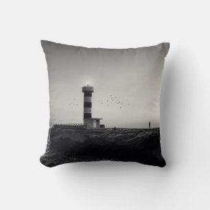 Coussin Phare au coucher du soleil