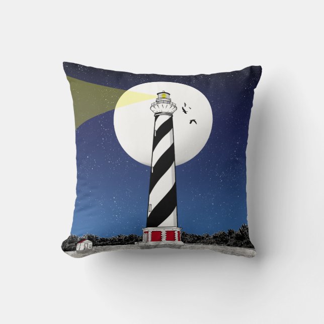 Coussin Phare de Cape Hatteras Caroline du Nord (Recto)