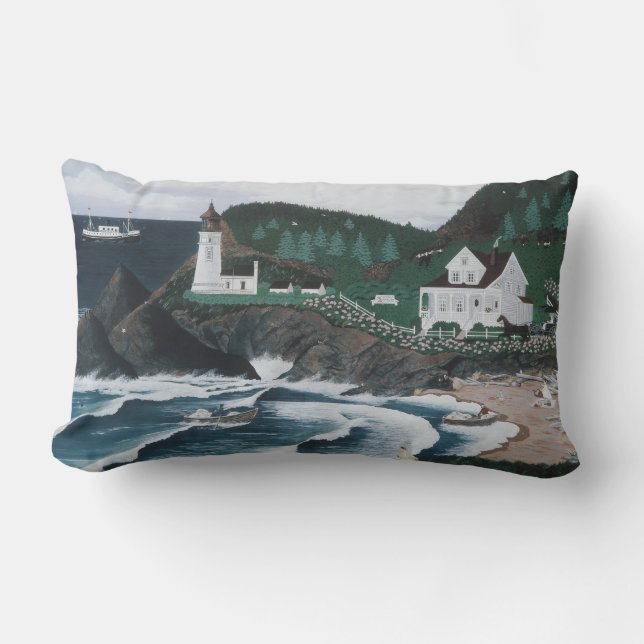 Coussin "Phare de Heceta" (Recto)