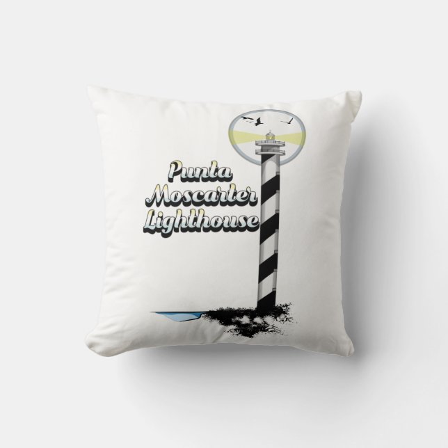 Coussin Phare de Punta Moscarter (Recto)