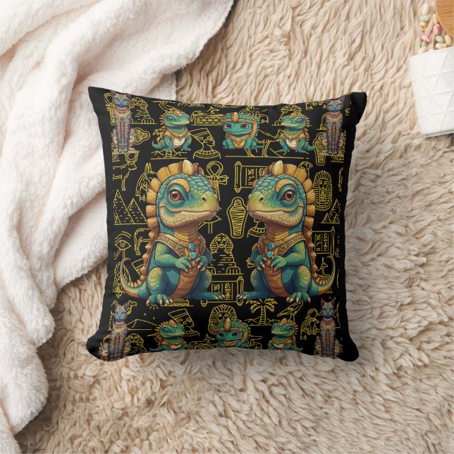Coussin Pharoah Iguana (Couverture)