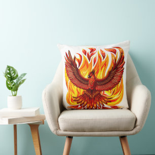 Coussin Phoenix mythologique immortelle Créature