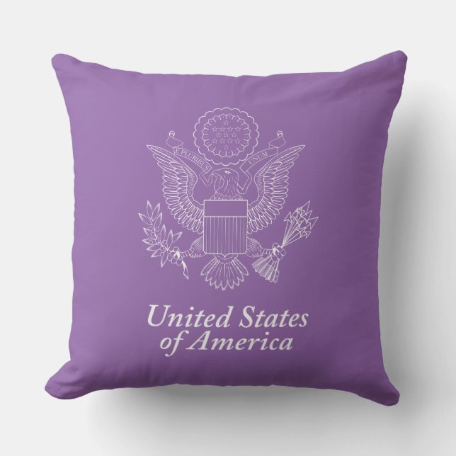Coussin Phoque des États-Unis (Recto)