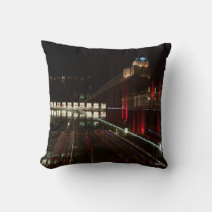 Coussin photo abstraite, building throw pillow
