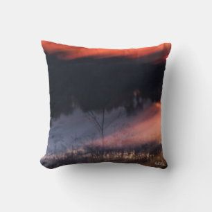 Coussin photo abstraite throw pillow