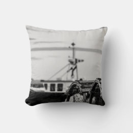 Coussin photo bateau de pêche