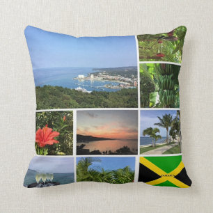 Coussin Photo Collage de Jamaïque
