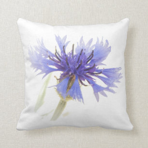 Coussin Photo de Cornflower Bleue -