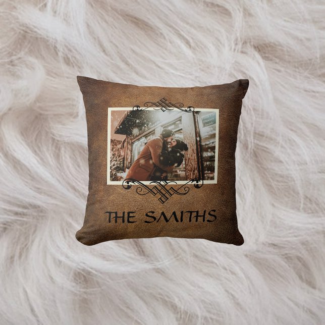 Coussin Photo de famille Souvenir précieux | Personnalisé (Créateur téléchargé)