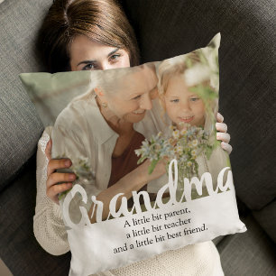 Coussin Photo de grand-mère moderne