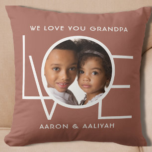 Coussin Photo de grand-père