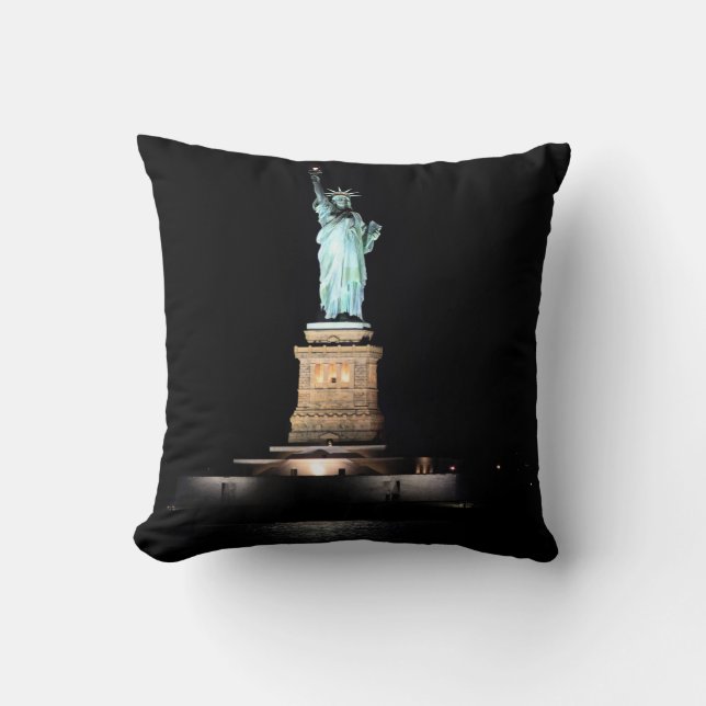 Coussin Photo de la statue de la liberté à New York (Recto)