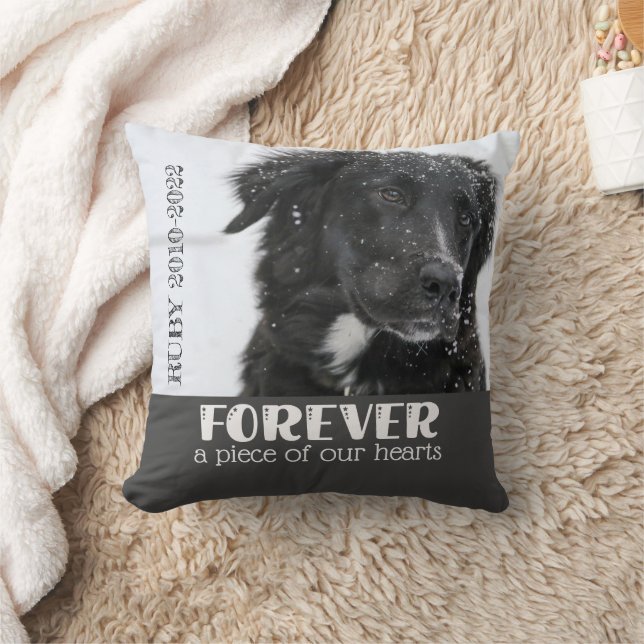 Coussin Photo de la sympathie de la mémoire des animaux de (Couverture)