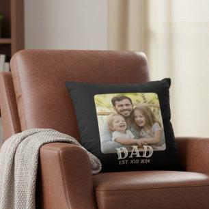Coussin Photo de papa établie