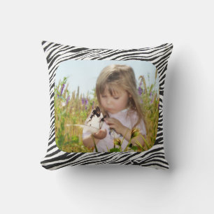 COUSSIN PHOTO DE ZEBRA STRIPE