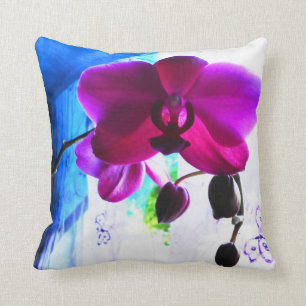 Coussin Photo Extraordinaire de l'orchidée de Phalaenopsi