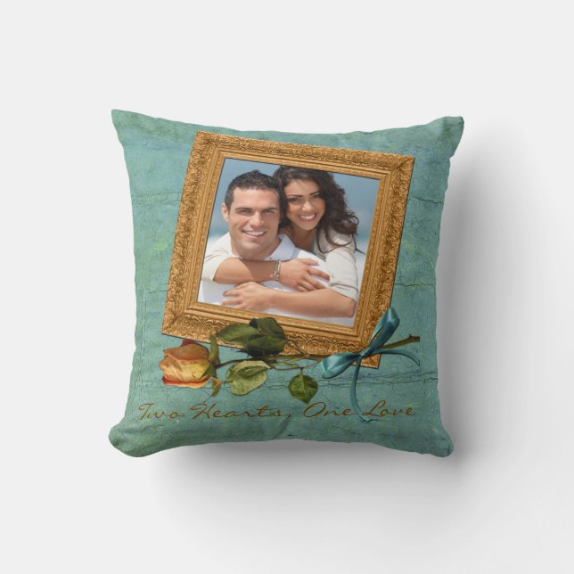 Coussin photo Jumbo Vintage Yellow Rose (Recto)