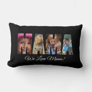 Coussin photo MAMA Ajouter des images Noms Texte s